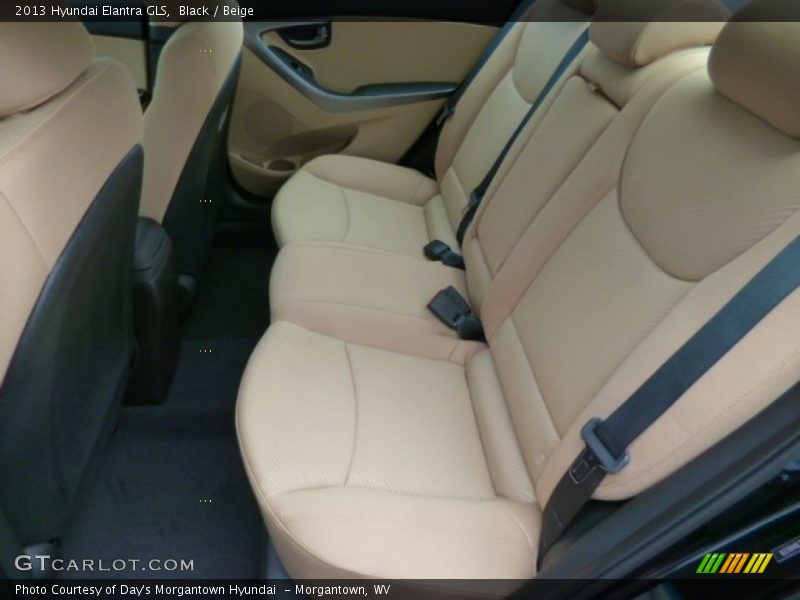 Rear Seat of 2013 Elantra GLS