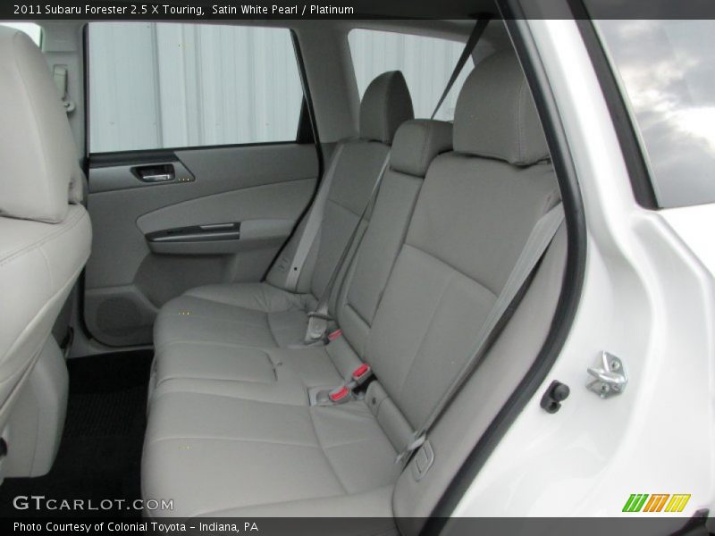 Satin White Pearl / Platinum 2011 Subaru Forester 2.5 X Touring