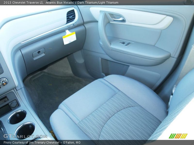 Atlantis Blue Metallic / Dark Titanium/Light Titanium 2013 Chevrolet Traverse LS