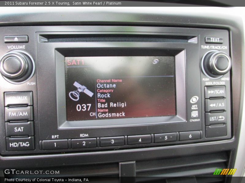 Satin White Pearl / Platinum 2011 Subaru Forester 2.5 X Touring