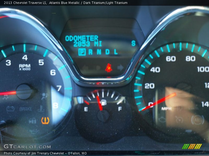 Atlantis Blue Metallic / Dark Titanium/Light Titanium 2013 Chevrolet Traverse LS
