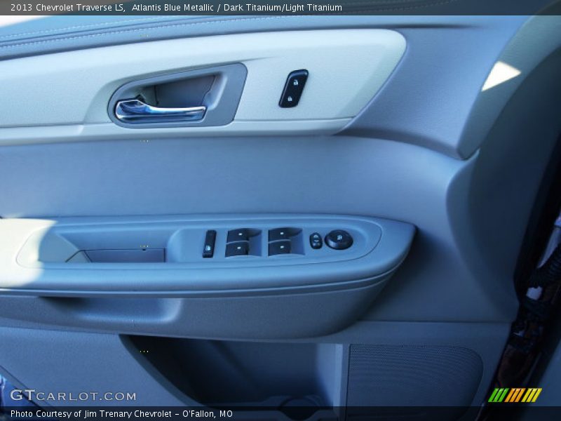 Atlantis Blue Metallic / Dark Titanium/Light Titanium 2013 Chevrolet Traverse LS
