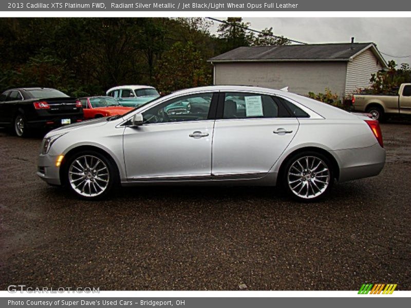 Radiant Silver Metallic / Jet Black/Light Wheat Opus Full Leather 2013 Cadillac XTS Platinum FWD