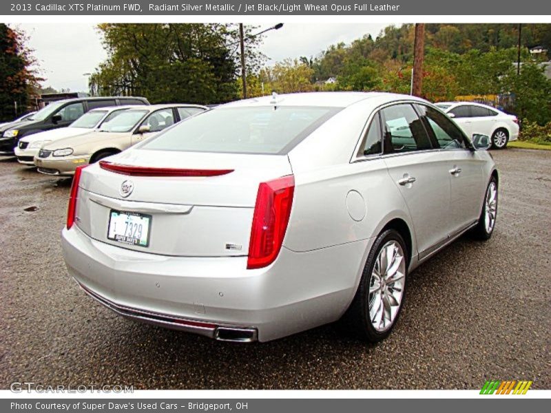 Radiant Silver Metallic / Jet Black/Light Wheat Opus Full Leather 2013 Cadillac XTS Platinum FWD