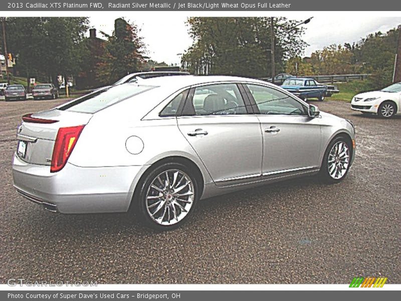 Radiant Silver Metallic / Jet Black/Light Wheat Opus Full Leather 2013 Cadillac XTS Platinum FWD