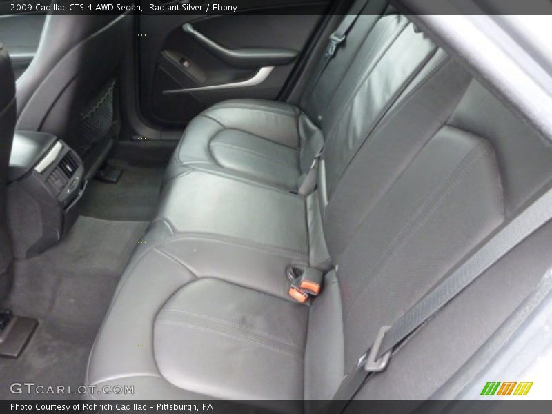 Radiant Silver / Ebony 2009 Cadillac CTS 4 AWD Sedan