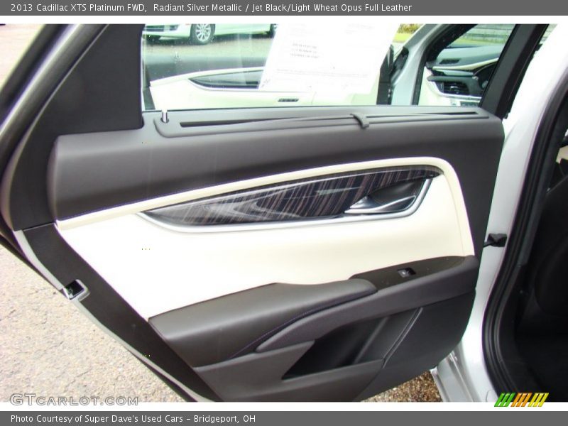 Radiant Silver Metallic / Jet Black/Light Wheat Opus Full Leather 2013 Cadillac XTS Platinum FWD