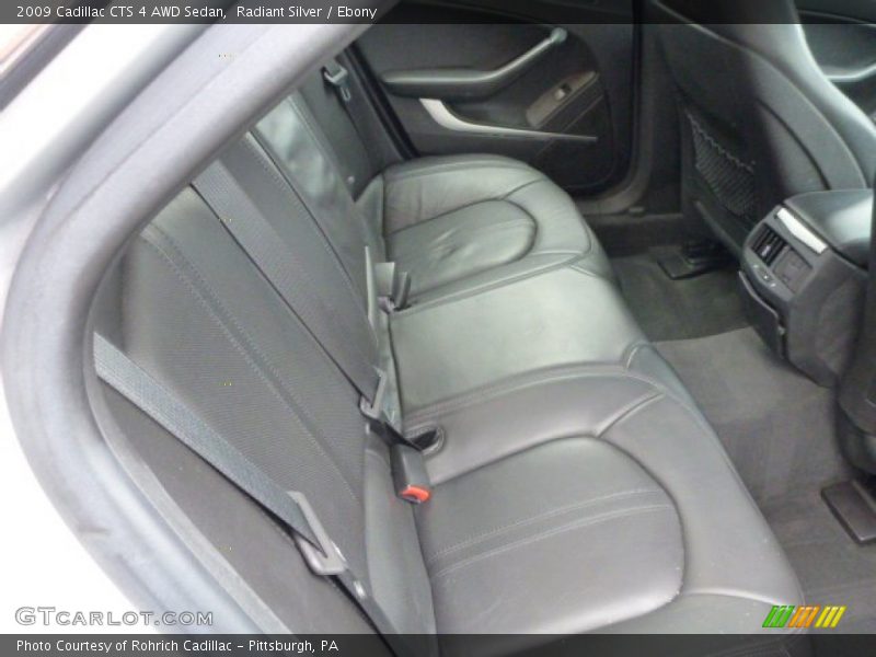 Radiant Silver / Ebony 2009 Cadillac CTS 4 AWD Sedan