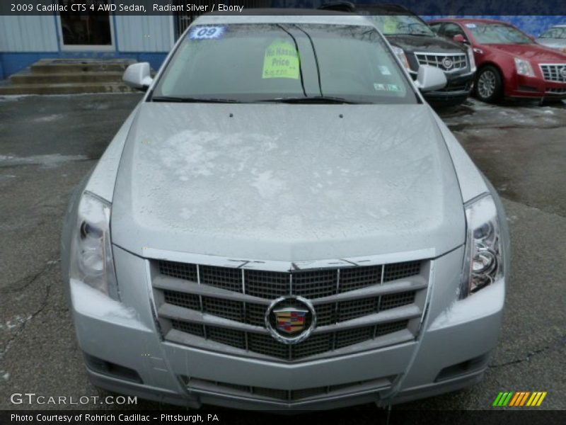Radiant Silver / Ebony 2009 Cadillac CTS 4 AWD Sedan