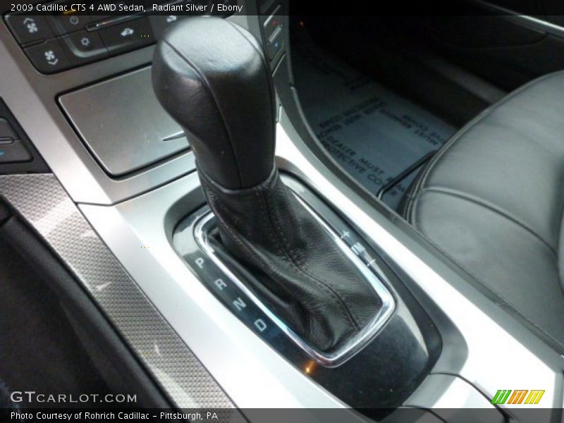 Radiant Silver / Ebony 2009 Cadillac CTS 4 AWD Sedan