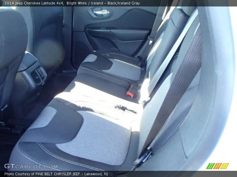 Bright White / Iceland - Black/Iceland Gray 2014 Jeep Cherokee Latitude 4x4