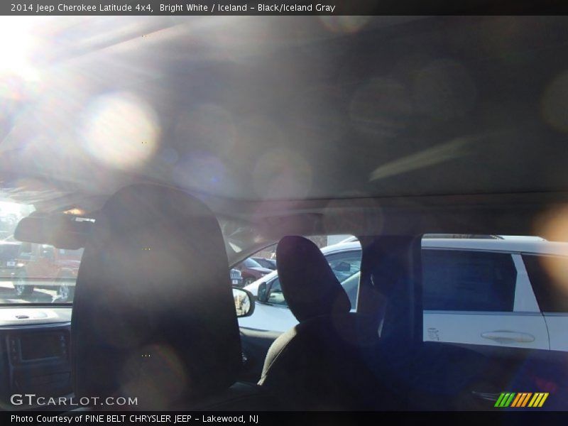 Bright White / Iceland - Black/Iceland Gray 2014 Jeep Cherokee Latitude 4x4