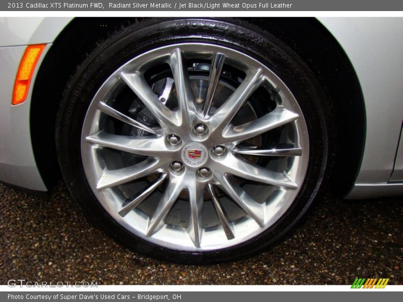 Radiant Silver Metallic / Jet Black/Light Wheat Opus Full Leather 2013 Cadillac XTS Platinum FWD