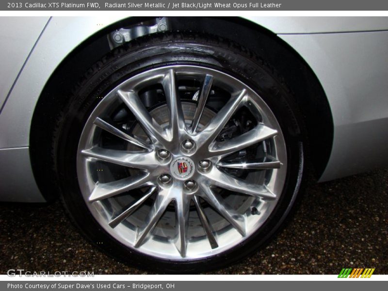 Radiant Silver Metallic / Jet Black/Light Wheat Opus Full Leather 2013 Cadillac XTS Platinum FWD