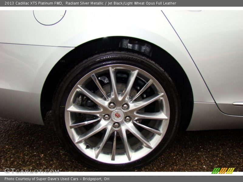 Radiant Silver Metallic / Jet Black/Light Wheat Opus Full Leather 2013 Cadillac XTS Platinum FWD