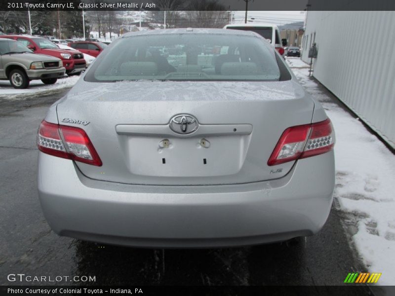 Classic Silver Metallic / Ash 2011 Toyota Camry LE