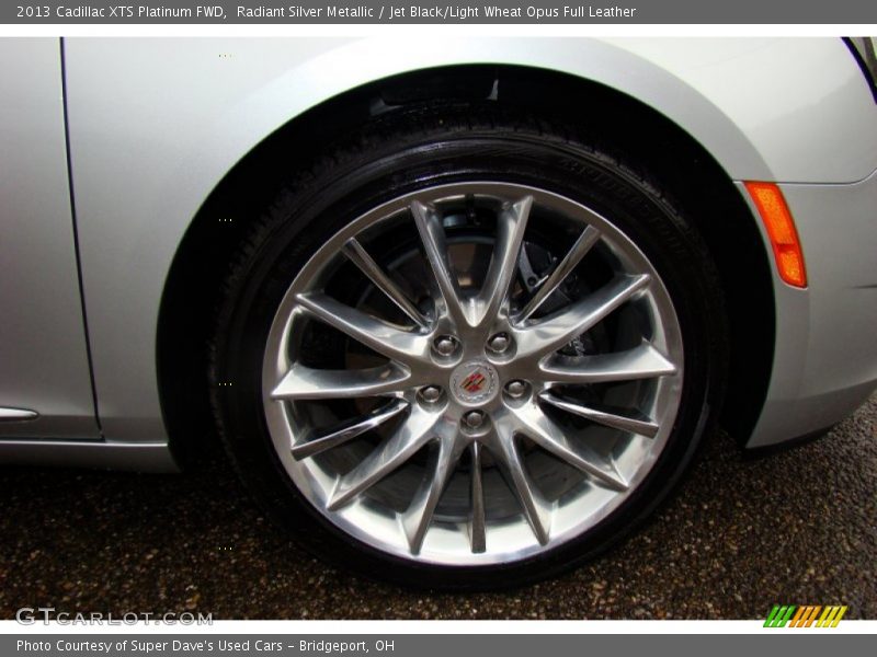 Radiant Silver Metallic / Jet Black/Light Wheat Opus Full Leather 2013 Cadillac XTS Platinum FWD