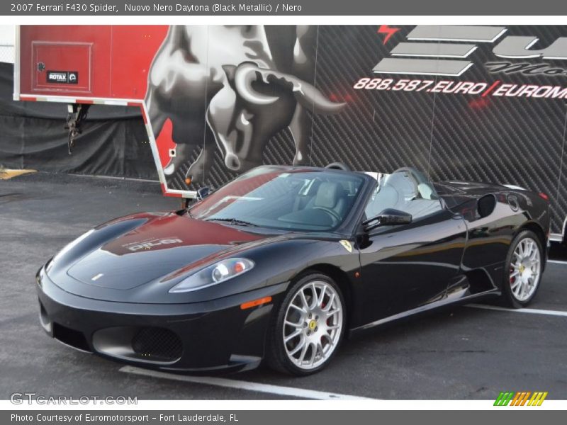 Nuovo Nero Daytona (Black Metallic) / Nero 2007 Ferrari F430 Spider