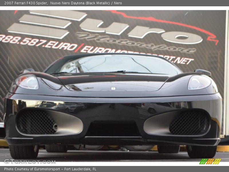 Nuovo Nero Daytona (Black Metallic) / Nero 2007 Ferrari F430 Spider