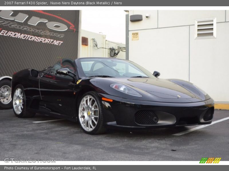 Nuovo Nero Daytona (Black Metallic) / Nero 2007 Ferrari F430 Spider