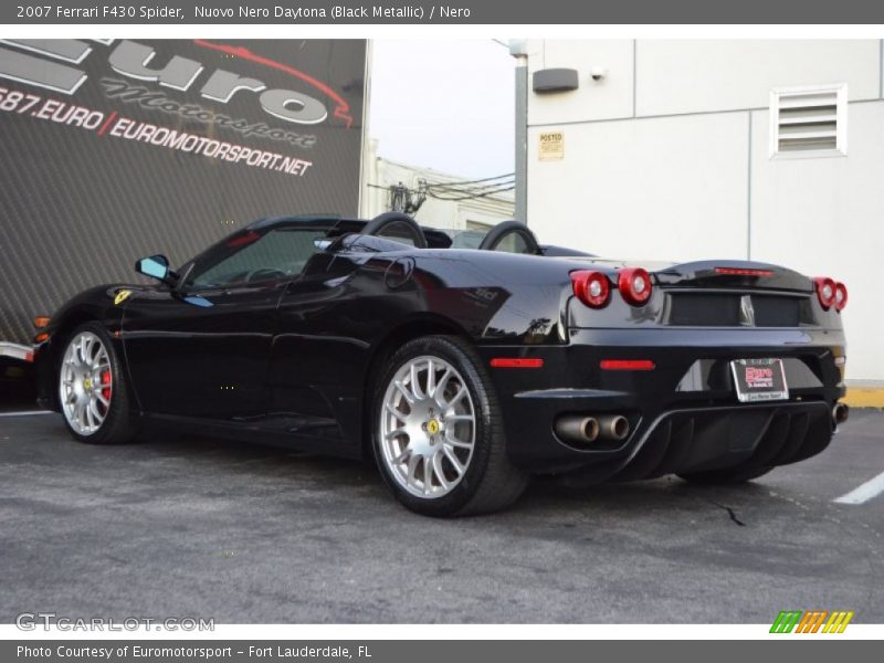 Nuovo Nero Daytona (Black Metallic) / Nero 2007 Ferrari F430 Spider