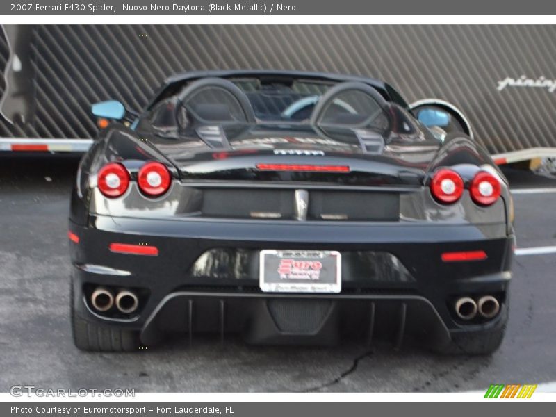 Nuovo Nero Daytona (Black Metallic) / Nero 2007 Ferrari F430 Spider