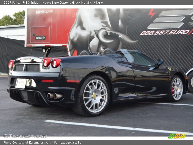 Nuovo Nero Daytona (Black Metallic) / Nero 2007 Ferrari F430 Spider