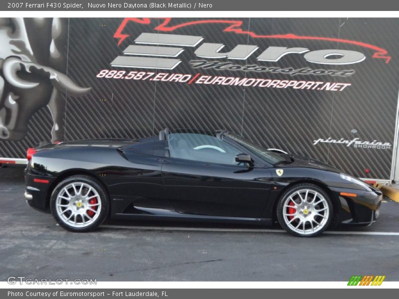 Nuovo Nero Daytona (Black Metallic) / Nero 2007 Ferrari F430 Spider