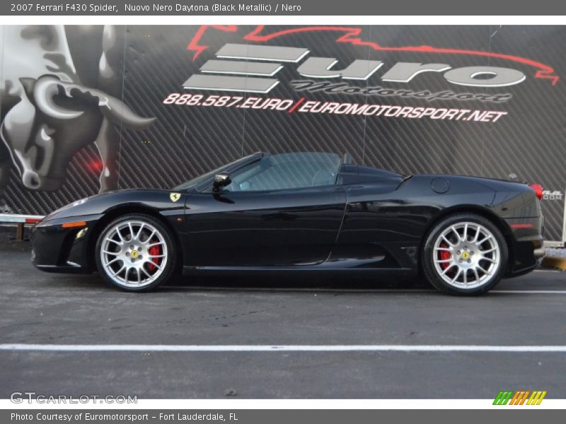 Nuovo Nero Daytona (Black Metallic) / Nero 2007 Ferrari F430 Spider