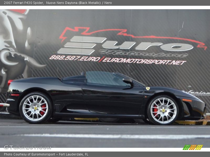 Nuovo Nero Daytona (Black Metallic) / Nero 2007 Ferrari F430 Spider