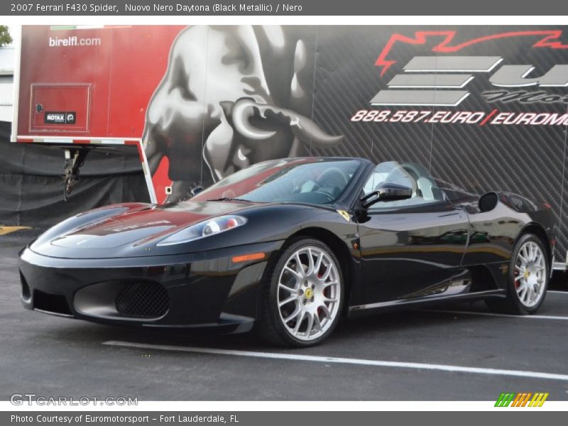 Nuovo Nero Daytona (Black Metallic) / Nero 2007 Ferrari F430 Spider