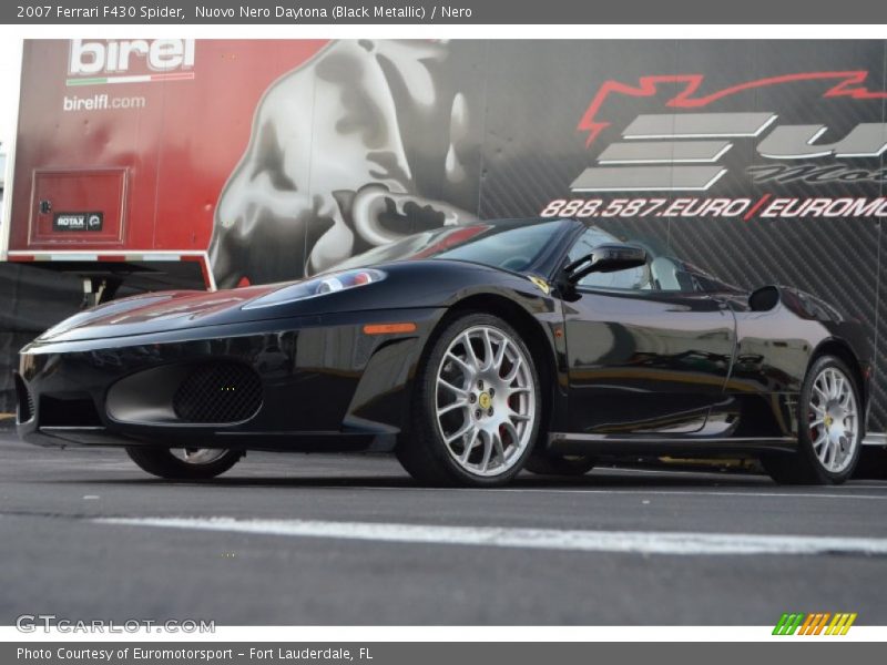 Nuovo Nero Daytona (Black Metallic) / Nero 2007 Ferrari F430 Spider