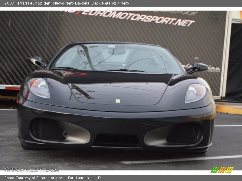 Nuovo Nero Daytona (Black Metallic) / Nero 2007 Ferrari F430 Spider