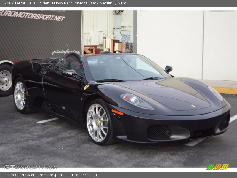 Nuovo Nero Daytona (Black Metallic) / Nero 2007 Ferrari F430 Spider