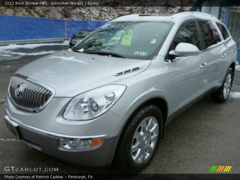 Quicksilver Metallic / Ebony 2012 Buick Enclave FWD