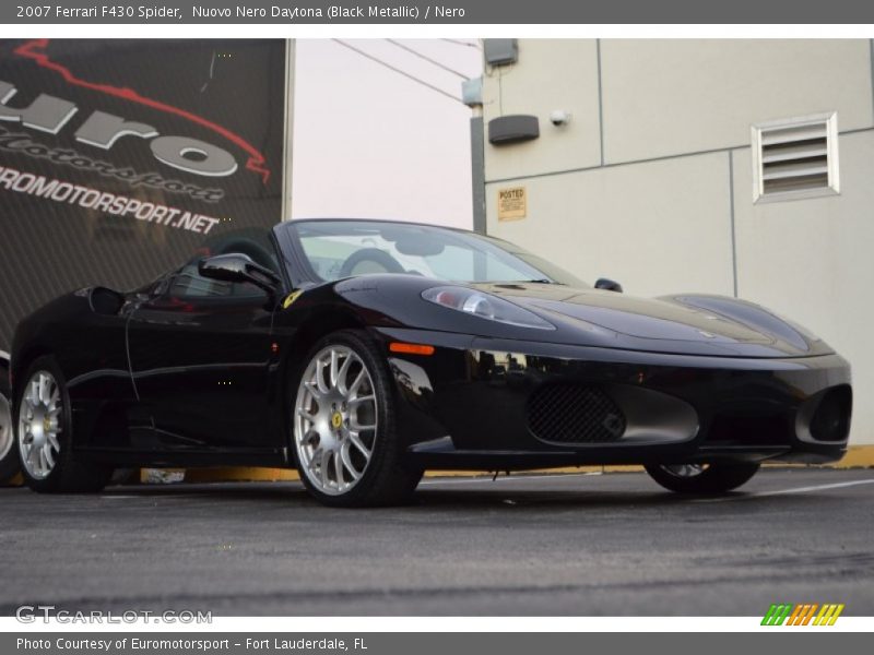 Nuovo Nero Daytona (Black Metallic) / Nero 2007 Ferrari F430 Spider