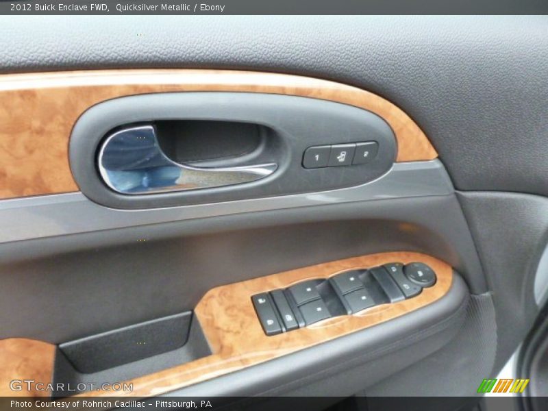 Quicksilver Metallic / Ebony 2012 Buick Enclave FWD