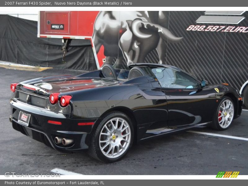 Nuovo Nero Daytona (Black Metallic) / Nero 2007 Ferrari F430 Spider
