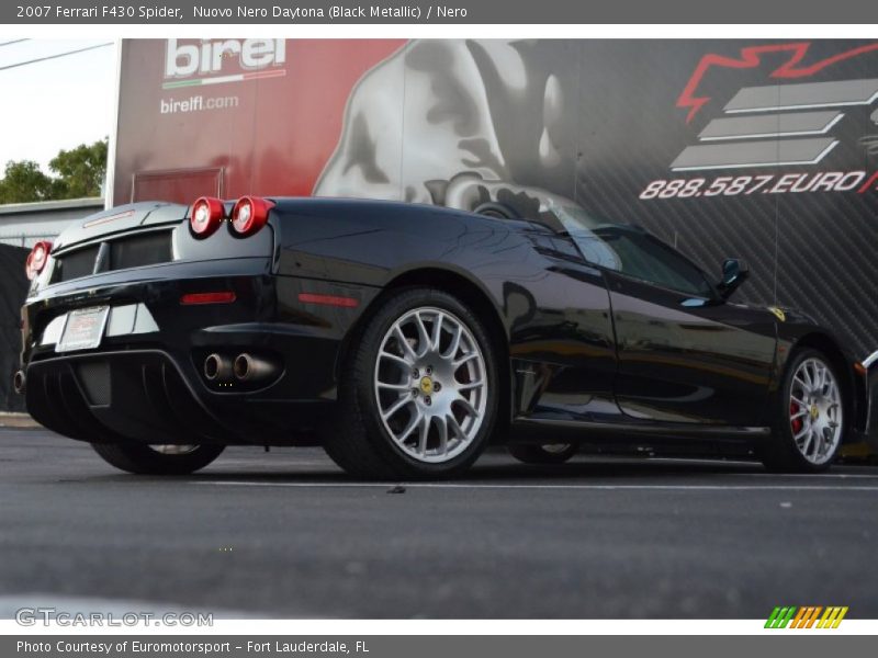 Nuovo Nero Daytona (Black Metallic) / Nero 2007 Ferrari F430 Spider