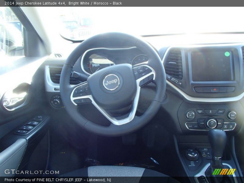 Bright White / Morocco - Black 2014 Jeep Cherokee Latitude 4x4