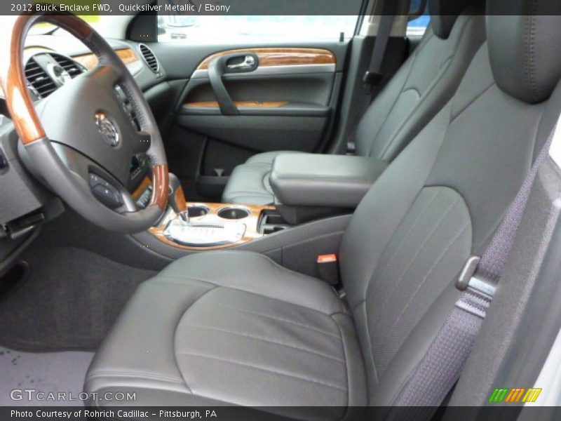 Quicksilver Metallic / Ebony 2012 Buick Enclave FWD