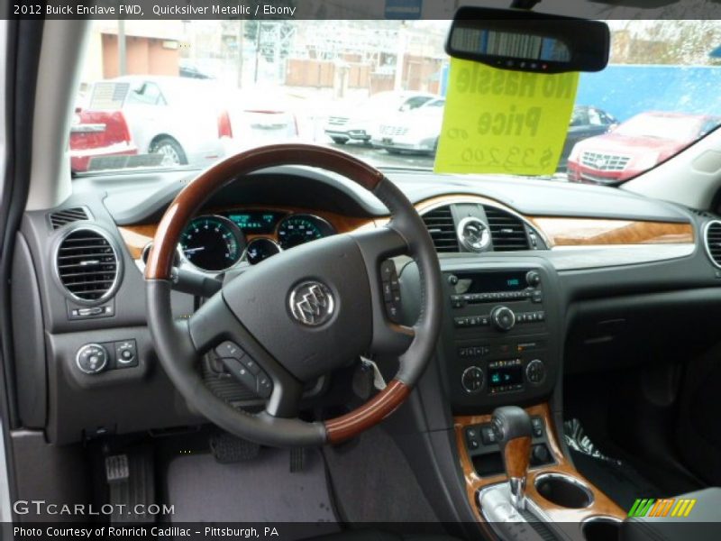 Quicksilver Metallic / Ebony 2012 Buick Enclave FWD