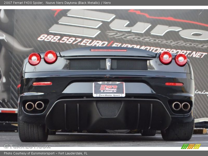 Nuovo Nero Daytona (Black Metallic) / Nero 2007 Ferrari F430 Spider