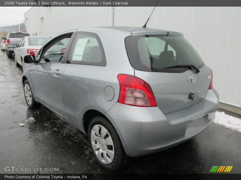 Meteorite Metallic / Dark Charcoal 2008 Toyota Yaris 3 Door Liftback