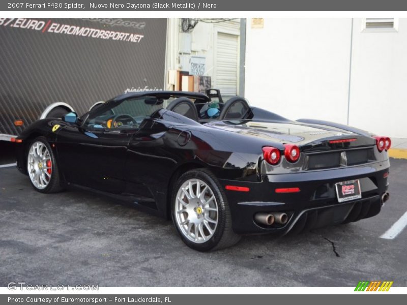 Nuovo Nero Daytona (Black Metallic) / Nero 2007 Ferrari F430 Spider