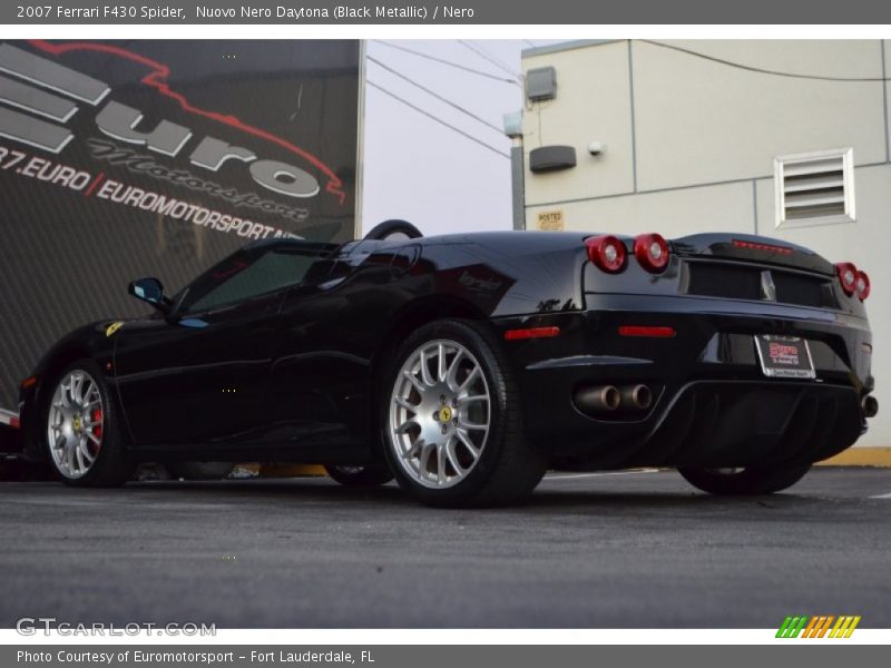 Nuovo Nero Daytona (Black Metallic) / Nero 2007 Ferrari F430 Spider