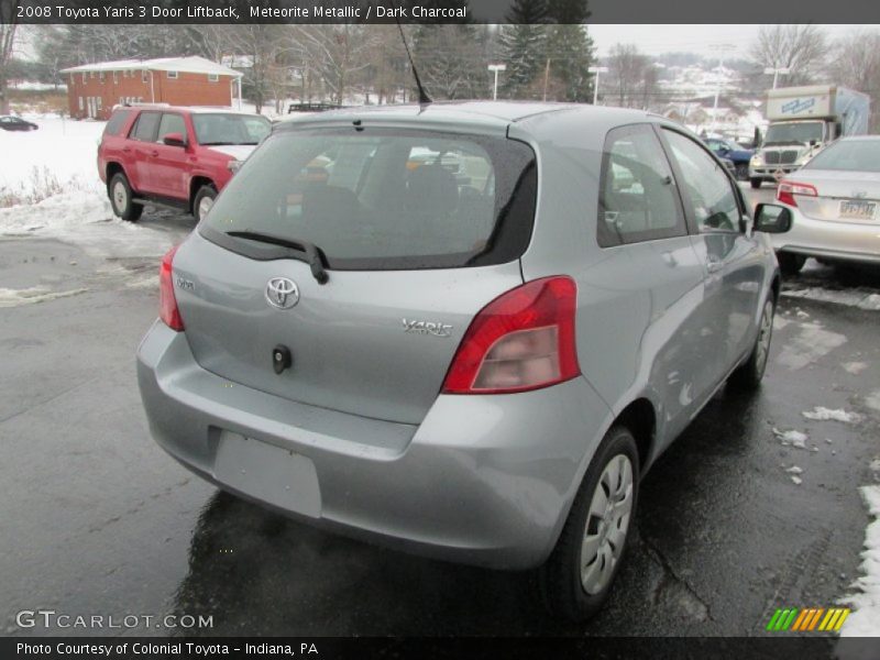Meteorite Metallic / Dark Charcoal 2008 Toyota Yaris 3 Door Liftback