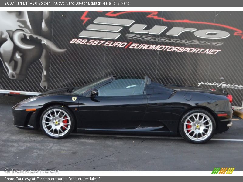 Nuovo Nero Daytona (Black Metallic) / Nero 2007 Ferrari F430 Spider