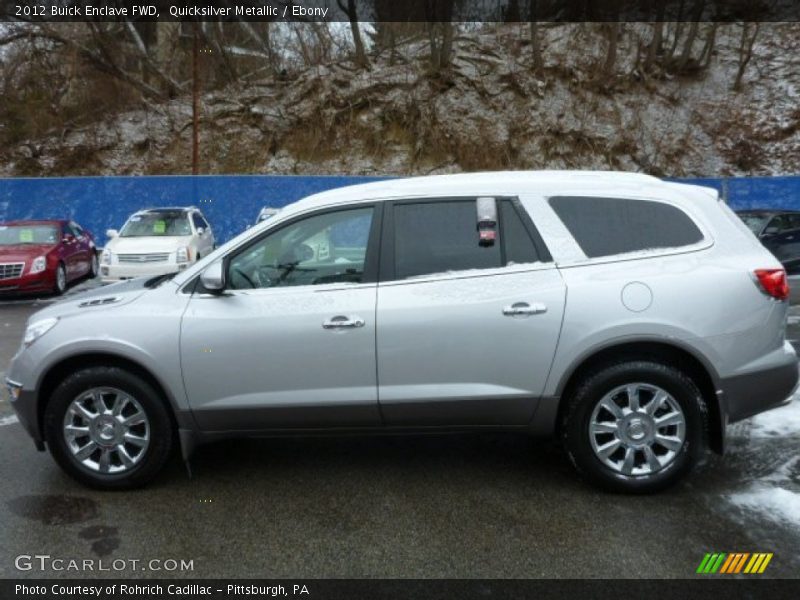 Quicksilver Metallic / Ebony 2012 Buick Enclave FWD
