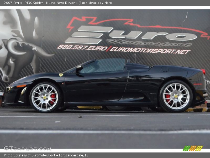 Nuovo Nero Daytona (Black Metallic) / Nero 2007 Ferrari F430 Spider